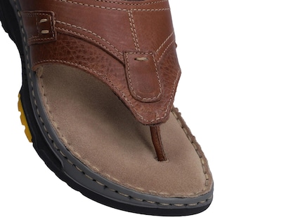 Foto 6 | Sandalias Confort Lobo Solo de Piel para Hombre