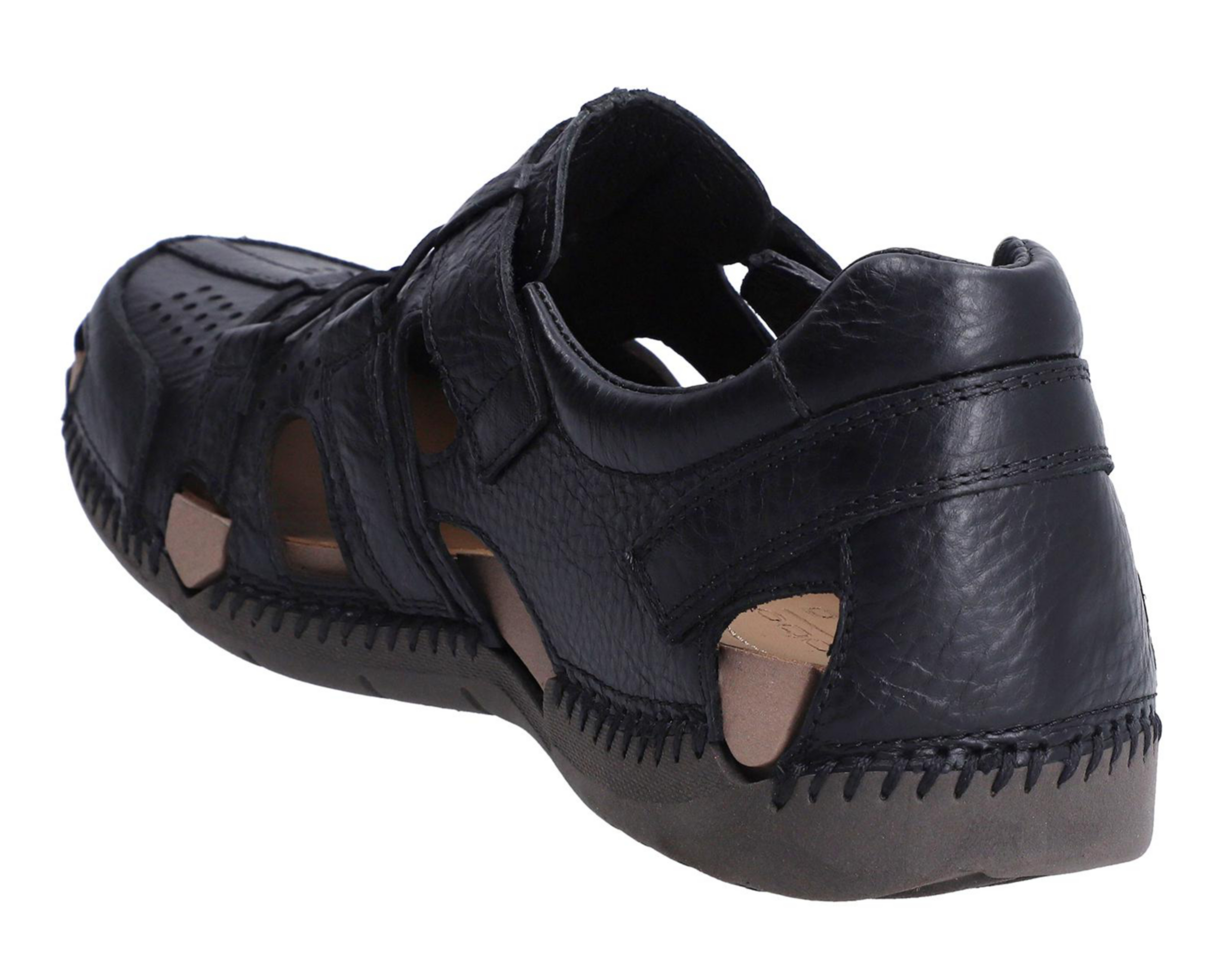 Foto 3 | Sandalias Confort Lobo Solo de Piel para Hombre