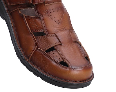 Foto 6 | Sandalias Confort Lobo Solo de Piel para Hombre