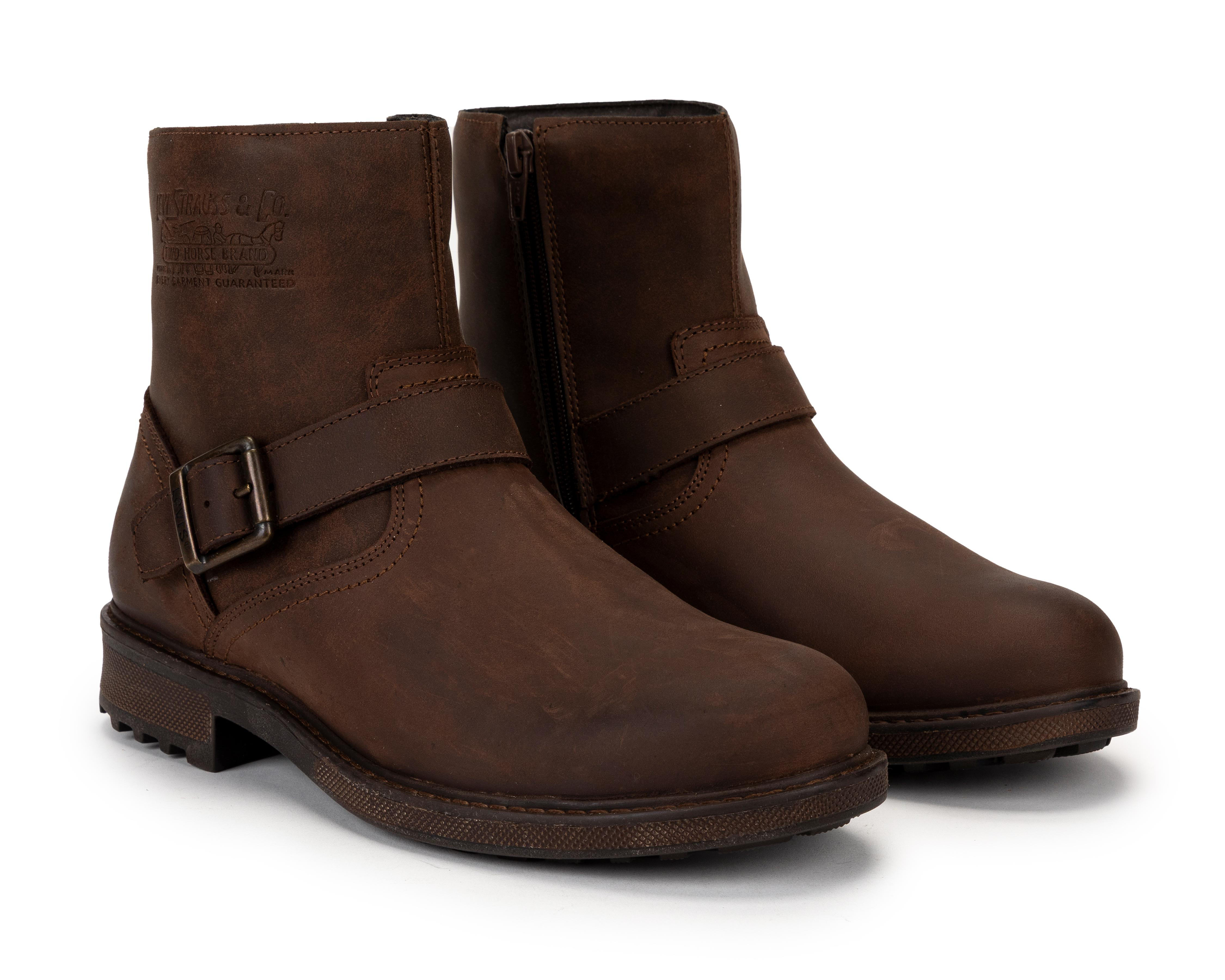 Foto 2 pulgar | Botas Vaqueras Levi's Blues de Piel para Hombre