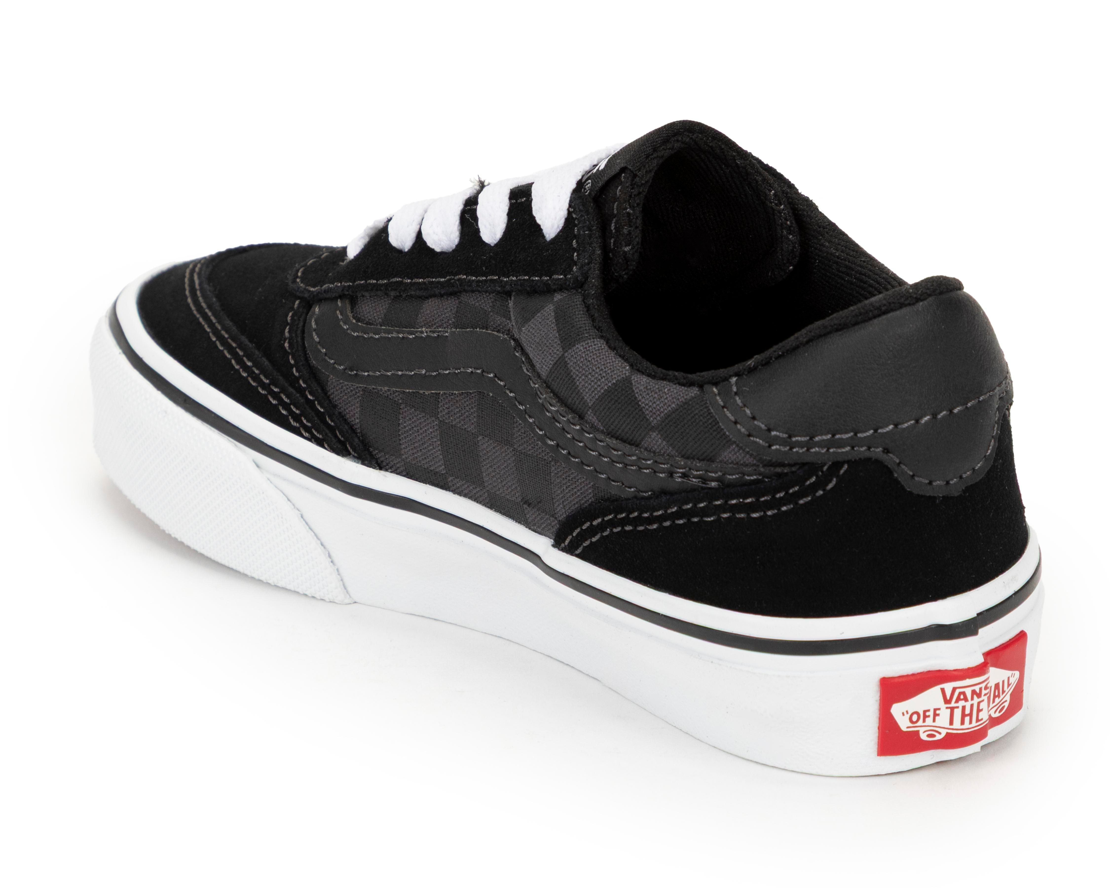 Foto 4 pulgar | Tenis para Skate Vans Brooklyn LS para Niño