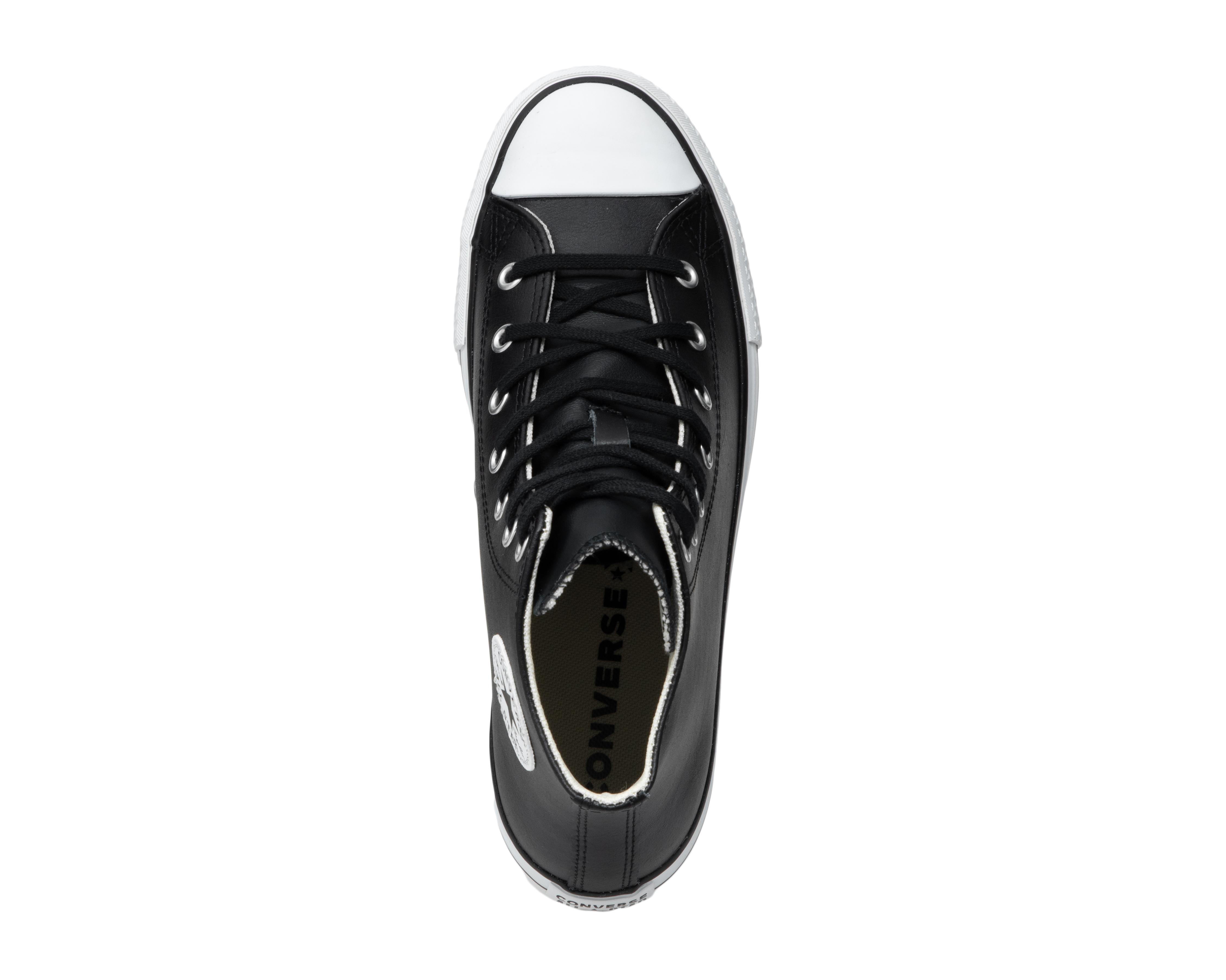 Foto 6 pulgar | Tenis Converse Eva Lift de Piel Juveniles