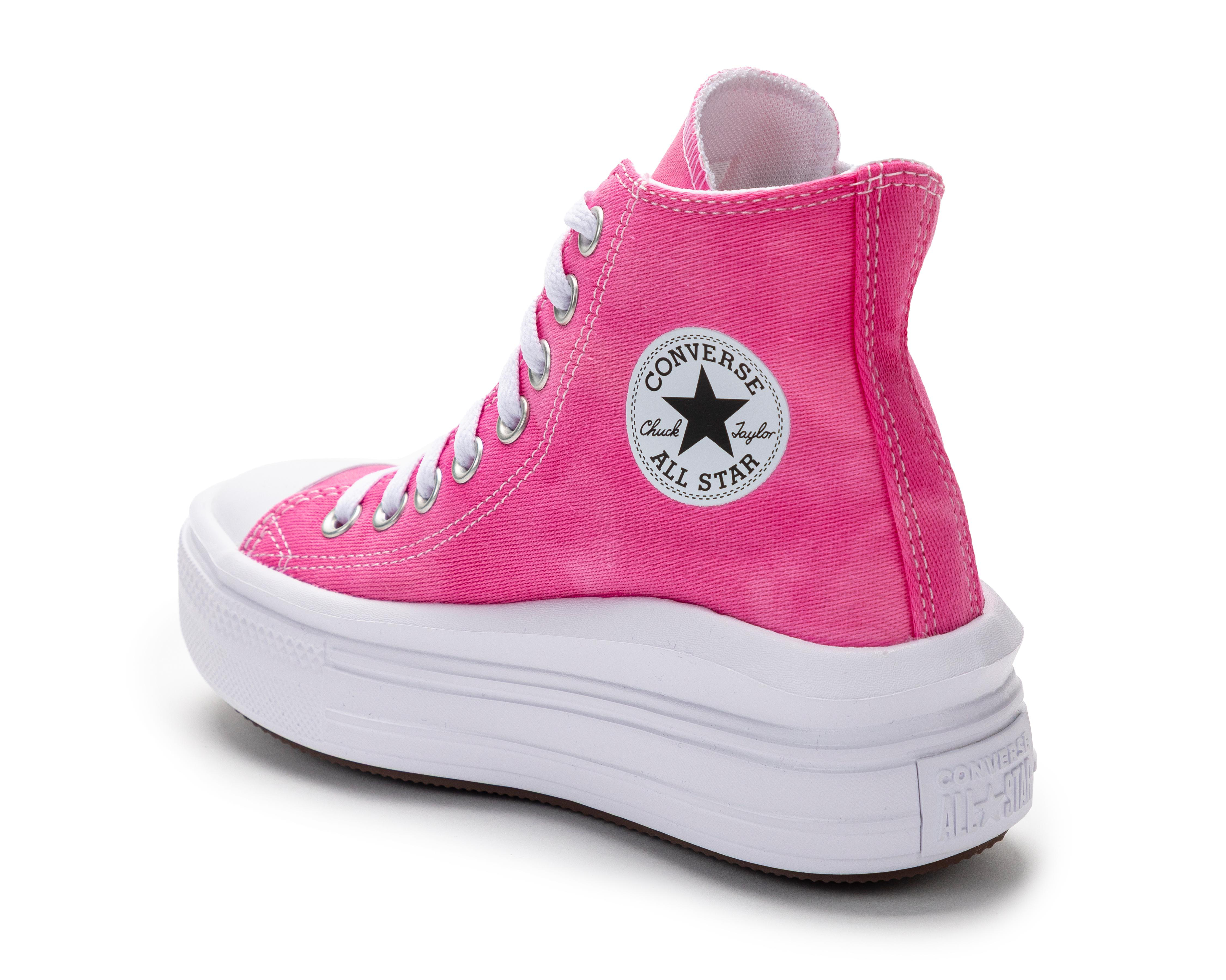 Foto 4 pulgar | Tenis Converse Chuck Taylor All Star Move Hi Juveniles